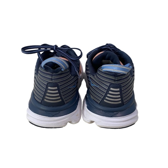 HOKA One One Blue Athletic Workout Running Shoes Sneakers 7.5 - Picture 8 of 12